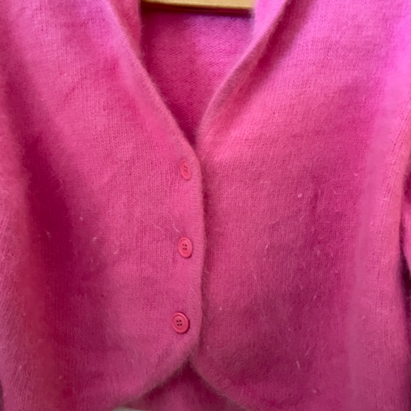 Vintage Angora Sweater Cardigan - Picture 3 of 4